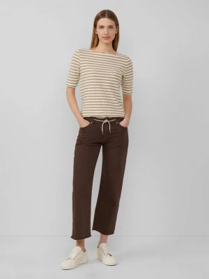 Foto van product Broek Karolin / normale pasvorm / halfhoog / rechte pijp / open zoom s.Oliver bruin