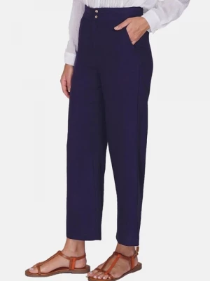Foto van product Broek Le Jardin du Lin donkerblauw