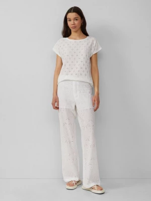Foto van product Broek met oogjesborduursel | QS x Sarah & Tini crème