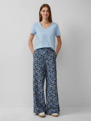 Foto van product Broek met wijde pijpen in een losse pasvorm met een elastische tailleband s.Oliver