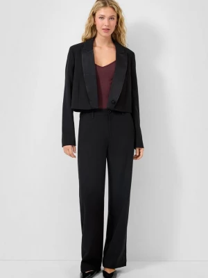 Foto van product Broek met wijde pijpen | QS x Vanessa Mai zwart