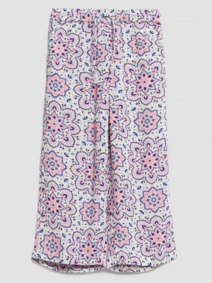 Foto van product Broek met wijde pijpen van crinkle viscose s.Oliver