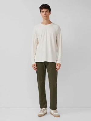 Foto van product Broek Regular Fit Mid Rise Straight Leg Katoen-Stretch s.Oliver olijfgroen