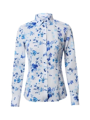 Foto van product Brookshire Blouse navy / lichtblauw / wit