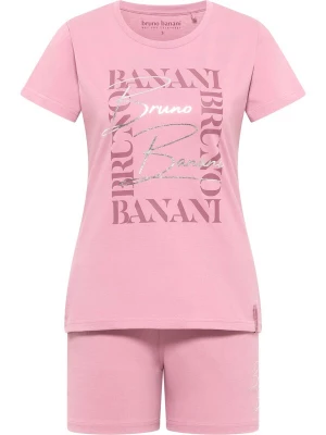 Foto van product Bruno Banani Korte pyjama 'Guzman' rosa / roze gemêleerd / zilver