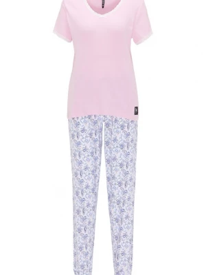 Foto van product Bruno Banani Pyjama 'Mason' hemelsblauw / donkerlila / rosa / zwart / wit