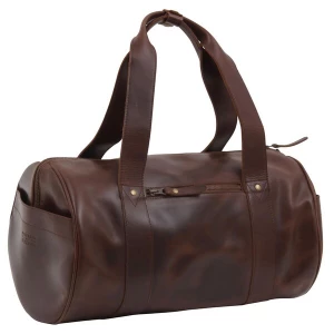 Foto van product Buckle & Seam Weekendtas 'Franz' donkerbruin