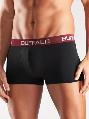 Foto van product BUFFALO Boxershorts grijs / petrol / donkerrood / zwart
