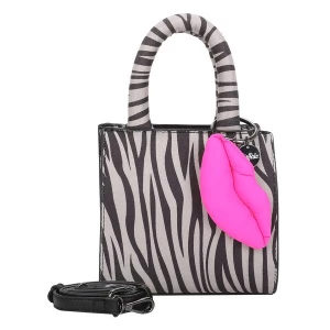 Foto van product BUFFALO Handtas lila / zwart / wit