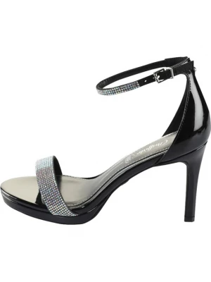Foto van product BUFFALO Sandalen met riem 'Monroe 2' zwart / zilver / transparant