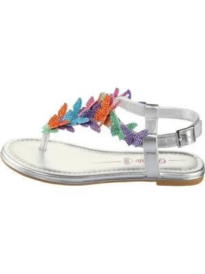 Foto van product BUFFALO Teenslipper groen / donkerlila / oranje / zilver