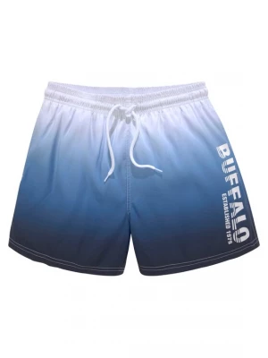 Foto van product BUFFALO Zwemshorts navy / lichtblauw / wit