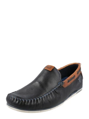 Foto van product bugatti Mocassins navy / karamel
