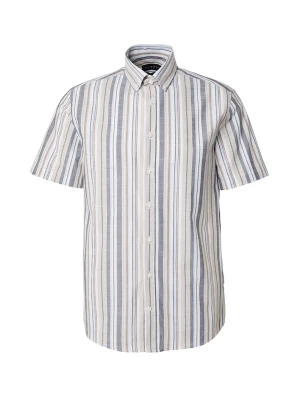 Foto van product bugatti Overhemd beige / pastelblauw / blauw gemêleerd / wit