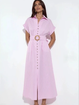 Foto van product Busem Blousejurk rosa / wit