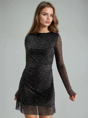 Foto van product Busem Jurk brokaat / donkerbruin