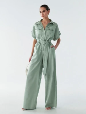 Foto van product BWLDR Jumpsuit 'Ara' mintgroen
