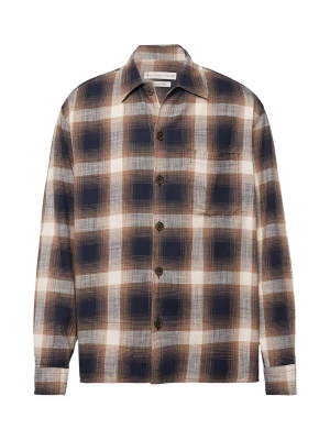 Foto van product By Garment Makers Overhemd 'Storm' bruin / wit
