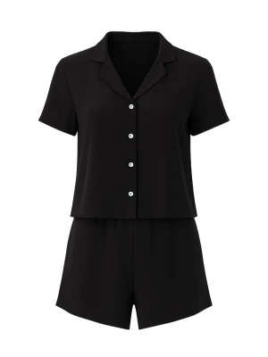 Foto van product C&City Korte pyjama zwart
