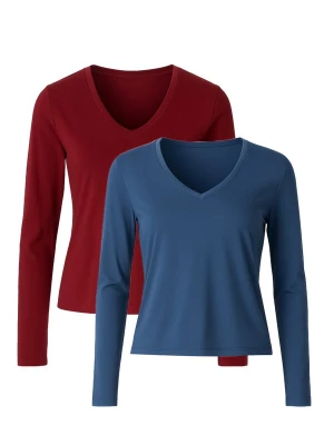Foto van product C&City Shirt blauw / rood