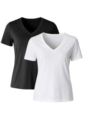 Foto van product C&City Shirt zwart / wit