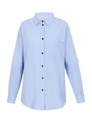 Foto van product MIMO Blouse lichtblauw / wit
