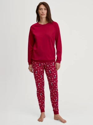 Foto van product CALIDA Pyjama 'Family & Friends' wijnrood