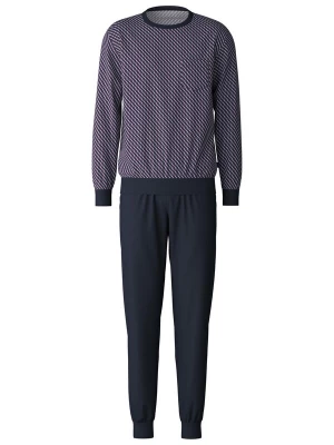 Foto van product CALIDA Pyjama lang 'Relax Imprint' wijnrood