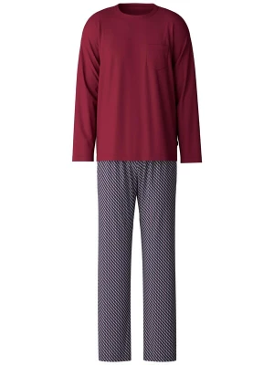 Foto van product CALIDA Pyjama lang 'Relax Imprint' wijnrood