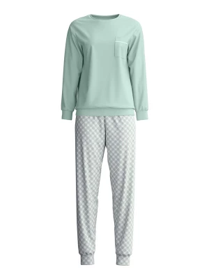Foto van product CALIDA Pyjama 'Sweet Dreams' mintgroen / mauve / wit