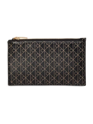 Foto van product Calvin Klein Etui 'Coated Emblem Print Zipped Card' sand / zwart