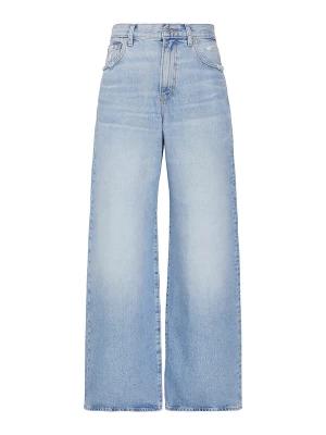 Foto van product Calvin Klein Jeans Jeans 'Faded Distressed Wide Leg' lichtblauw