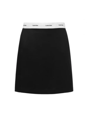 Foto van product Calvin Klein Jeans Rok 'Ponte' zwart / wit