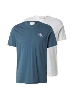 Foto van product Calvin Klein Jeans Shirt 'CK Monogram Logo T' duifblauw / lichtgrijs / wit