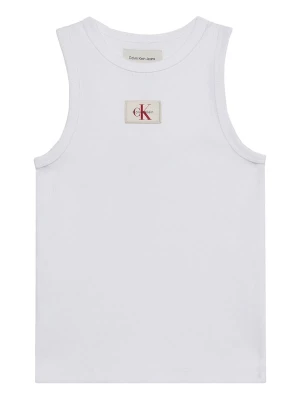 Foto van product Calvin Klein Jeans Top 'Monologo Patch Tank' merlot / wit / offwhite