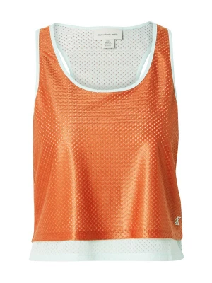 Foto van product Calvin Klein Jeans Top 'PRIDE' oranje / wit