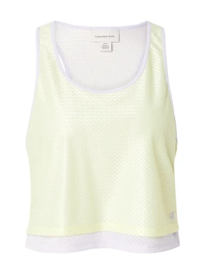 Foto van product Calvin Klein Jeans Top 'PRIDE' pastelgroen / wit
