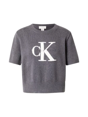 Foto van product Calvin Klein Jeans Trui donkergrijs / wit