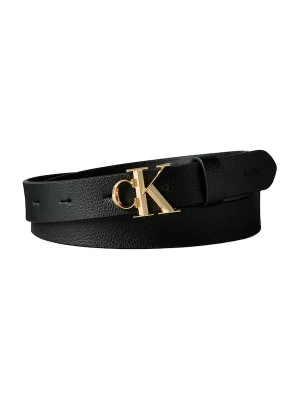 Foto van product Calvin Klein Riem 'Pebble Grain Monogram Buckle' zwart