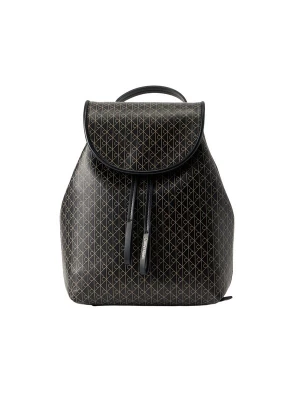 Foto van product Calvin Klein Rugzak 'Emblem Print Flap' cappuccino / zwart
