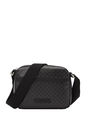 Foto van product Calvin Klein Schoudertas 'Coated Emblem Print Camera' grijs / zwart