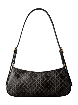 Foto van product Calvin Klein Schoudertas 'Emblem Print Shoulder' beige / zwart