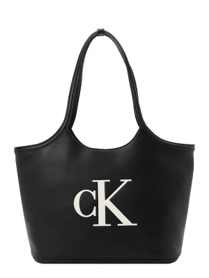 Foto van product Calvin Klein Shopper 'Contrast Monogram Tote' zwart / wit