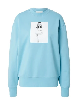 Foto van product Calvin Klein Sweatshirt 'KATE OBSESSION BOYFRIEND' lichtblauw / wit