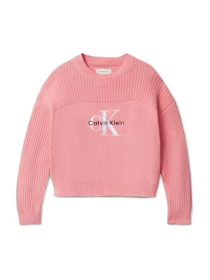 Foto van product Calvin Klein Trui 'Monologo CN' pitaja roze / zwart / wit