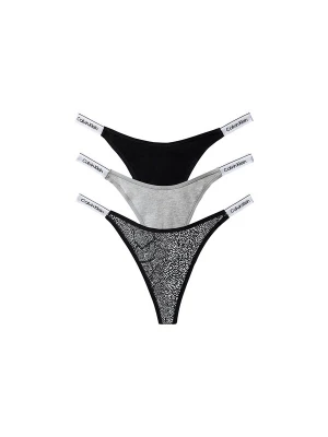Foto van product Calvin Klein Underwear String grijs / zwart / wit