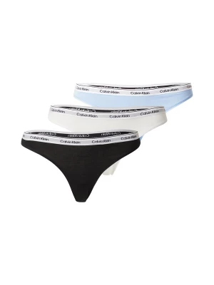 Foto van product Calvin Klein Underwear String lichtblauw / zwart / wit
