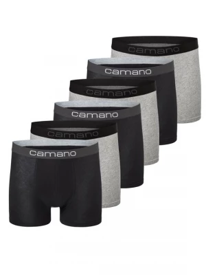 Foto van product camano Boxershorts donkergrijs / grijs gemêleerd / zwart / wit