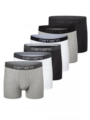 Foto van product camano Boxershorts grijs gemêleerd / zwart / wit