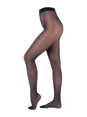 Foto van product camano Fijne panty 'Dots' donkerblauw